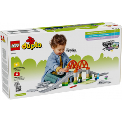 Klocki LEGO 10426 Most i Tory Kolejowe - Zestaw Rozszerzający DUPLO